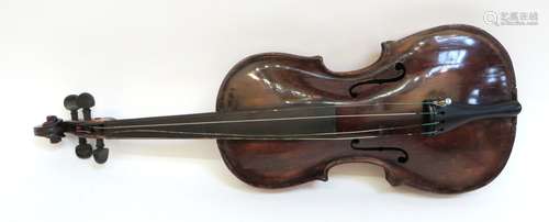 Antique Violin With Case