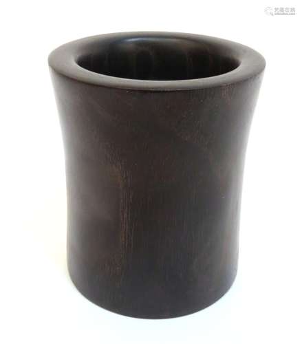 Zitan Brush Pot