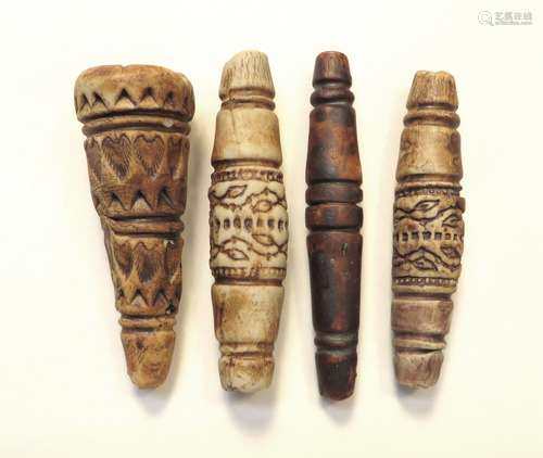 Four Tribal Beads