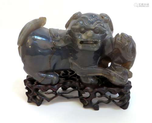 Qing Dynasty Jade Foo Dog