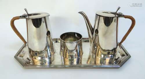 Four Piece Art Deco Tea Set