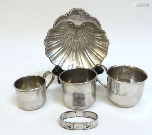 Five Pieces Of Assorted Sterling