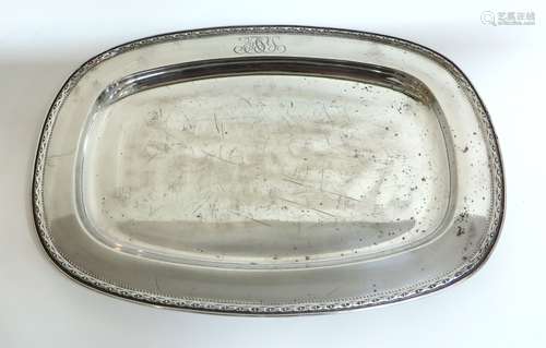 Sterling Silver Platter Sold By J E Caldwell.