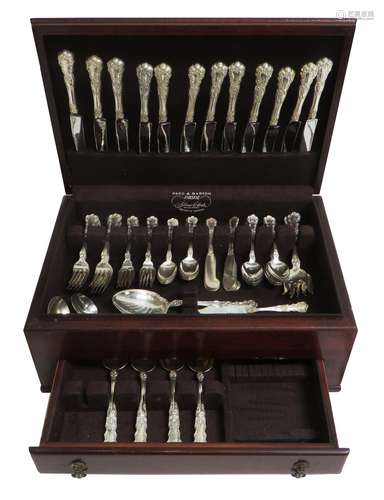 Sterling Silver Flatware Service Service For 12