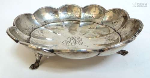 Fluted Sterling Nut Bowl By Wallace