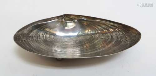 Silver Plated Shell Nut Bowl