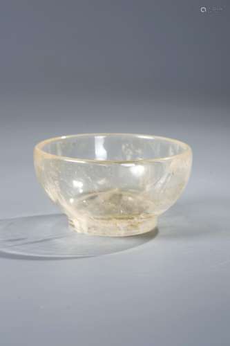 Chinese Qing Dynasty Crystal Bowl