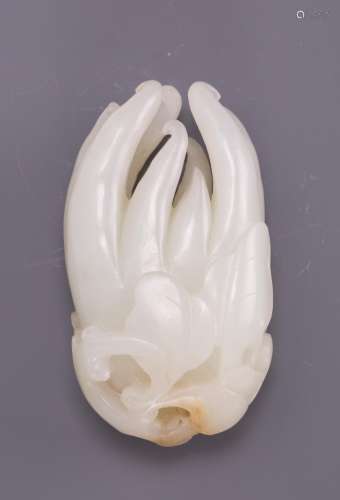 CHINESE WHITE JADE FINGER-CITRON (BUDDHA HAND)
