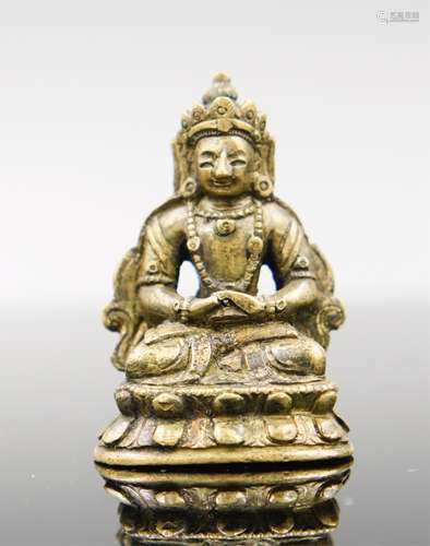 18TH CENTURY BRONZE BUDDHA