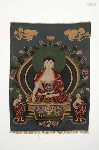 Chinese Qing Dynasty Kesi, Bhaisajyaguru