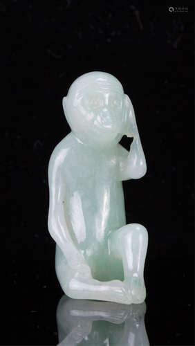 CHINESE JADEITE MONKEY