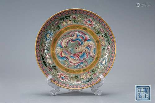 Chinese Famille Rose Porcelain Plate