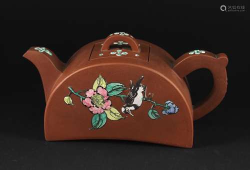 Zi-sha and Color Design Teapot Republican Period