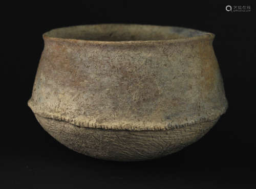 Long History Grey Pottery Jar