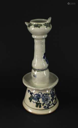 Liling Porcelain Blue and white Lamp Qing Dynasty Period