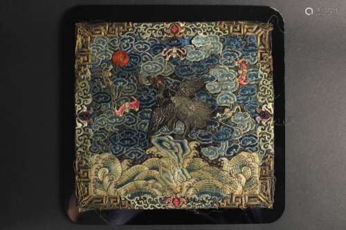 Mandarin Square for First-Class Minister Qing Dynasty Period
