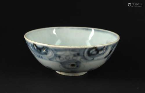 Blue and White Bowl Ming Dynasty Wanli Period