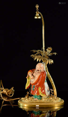 Japanese Porcelain Figurine mounted in French Gilt Bronze Base