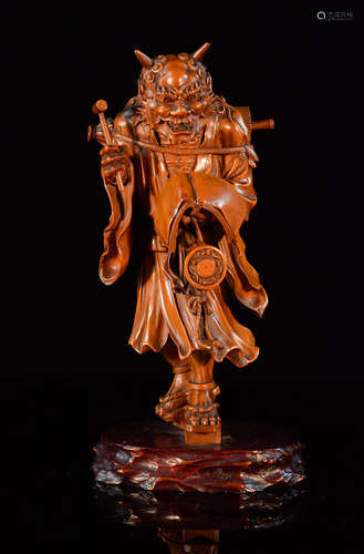 Stunning Japanese Carving of Oni