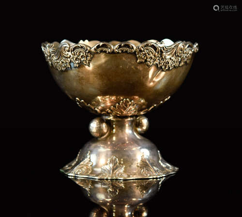 Chinese Export Silver Trophy Bowl