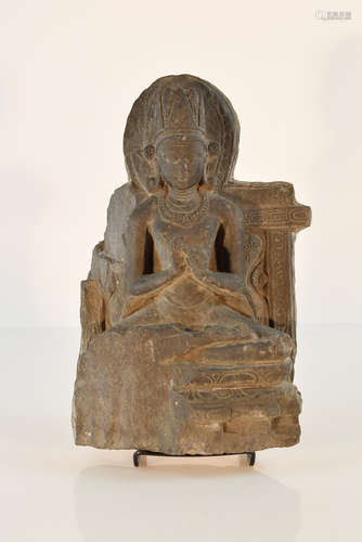 Tibetan Stone Carving of Kuanyin - Pala Period