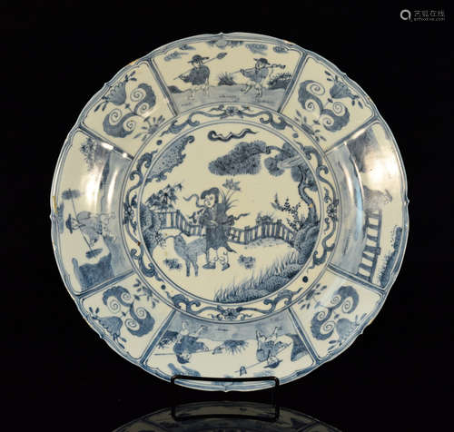 Chinese Blue White Porcelain - Krack Export Ware