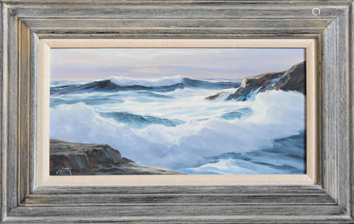 Seascape Painting signed Bartok