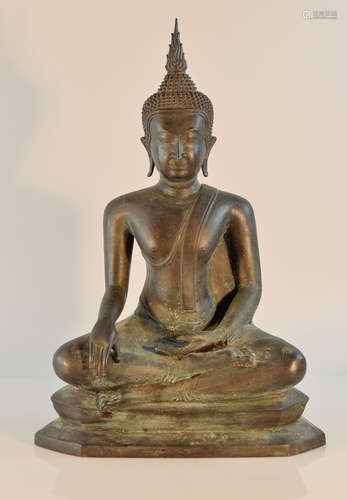 Antique Thai Bronze Buddha