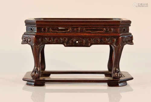 Chinese Rosewood Miniture Table Model