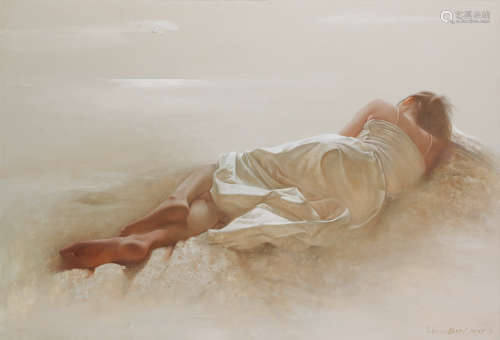 侯滨 2009年作 海上旧梦系列—床前明月光 布面 油画