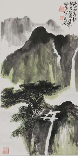 Xie Zhiliu (1910-1997) Chinese Painting -Landscape