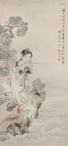 Shen Xinhai (1855-1941) Hi Zhi Bo Lan -Chinese Painting