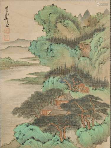 Zheng Wuchang (1894-1952) Chinese Painting Landscape