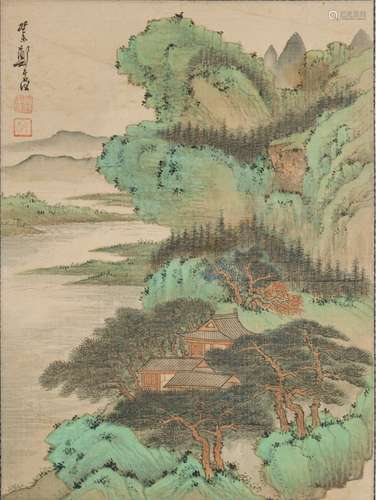 Zheng Wuchang (1894-1952) Chinese Painting Landscape