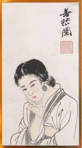 Zhang Daqian (1899-1983) Chinese Painting -Beauty