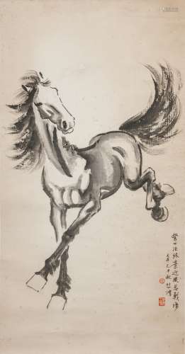 Xu Beihong (1895-1953) Running Horse