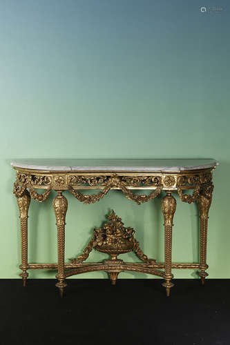 Table console   Époque Louis XVI