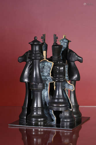 Arman (1928-2005)   Gambit, le grand jeu d'échecs   2003