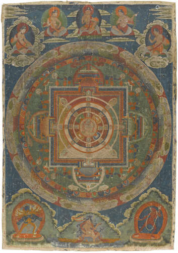 A Chakrasamvara mandala Central Tibet, 19th century