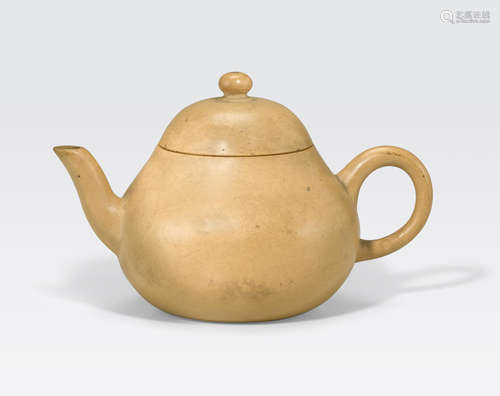 An 'Yigong' Yixing pottery miniature teapot