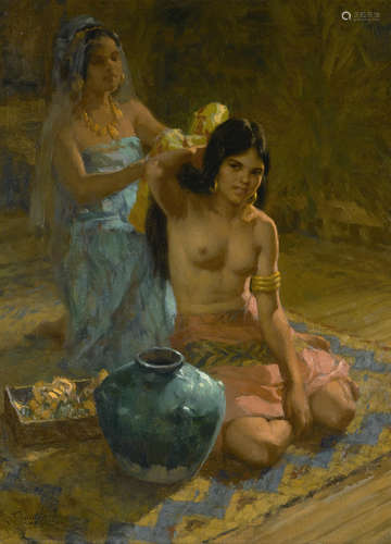 FERNANDO AMORSOLO Y CUETO (1892-1972) Princess Urduja, 1934