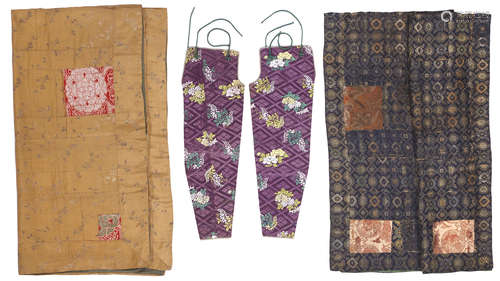 A group of textiles Edo period/Meiji era