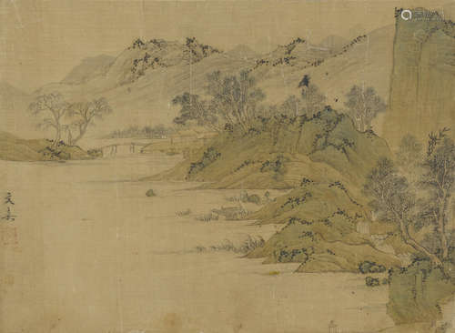 After Wen Jia (19th century) River Landscape