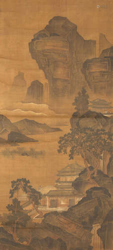 After Xiao Zhao (19th/20th century) Viewing Fantastic Mountains