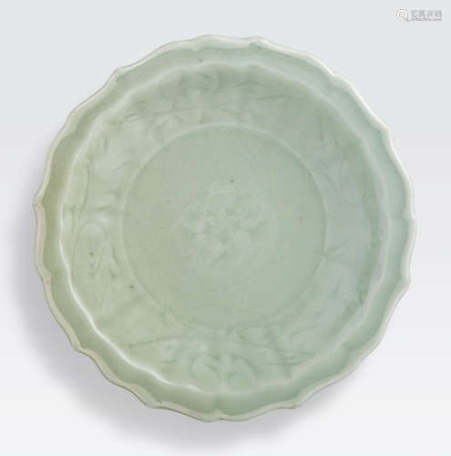 A Longquan celadon dish Ming dynasty