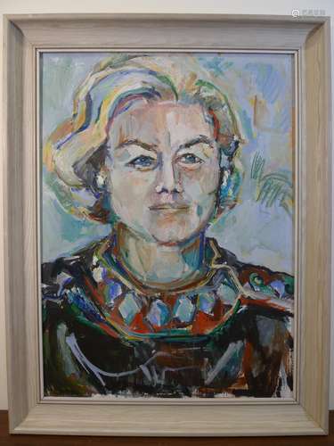 HILLARY CLINTON OIL ON CANVAS PAINTING