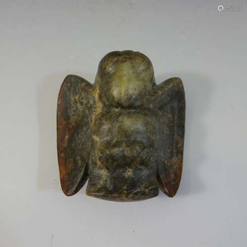 ANTIQUE CHINESE ARCHAIC CARVE JADE