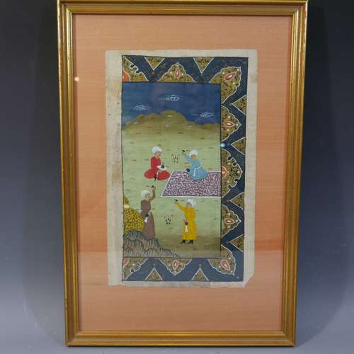 ANTIQUE INDIAN MUGHAL PAINTING 18/19TH CENTURY