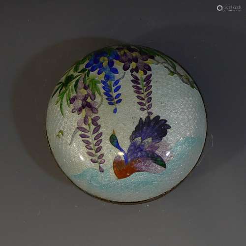 ANTIQUE CHINESE ENAMEL BOX - 19TH CENTURY