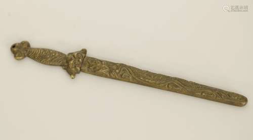 Chinese Miniature Bronze Sword